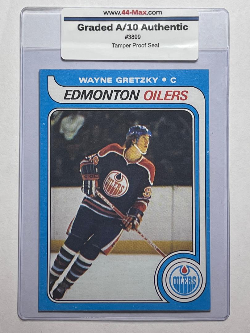 Wayne Gretzky 1979/80 Topps RC Hockey Card. 44-Max A/10 #3899