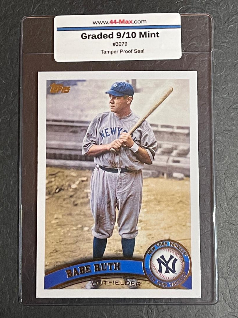 Babe Ruth 2021 Topps #259 Baseball Card. 44-Max 9/10 Mint #3079