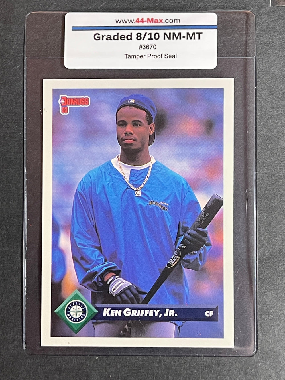 Ken Griffey Jr 1993 Donruss #553 Mariners Card. 44-Max 8/10 NM-MT #3670