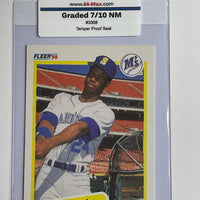 Ken Griffey Jr 1990 Fleer Mariners #513 Card. 44-Max 7/10 NM #3308