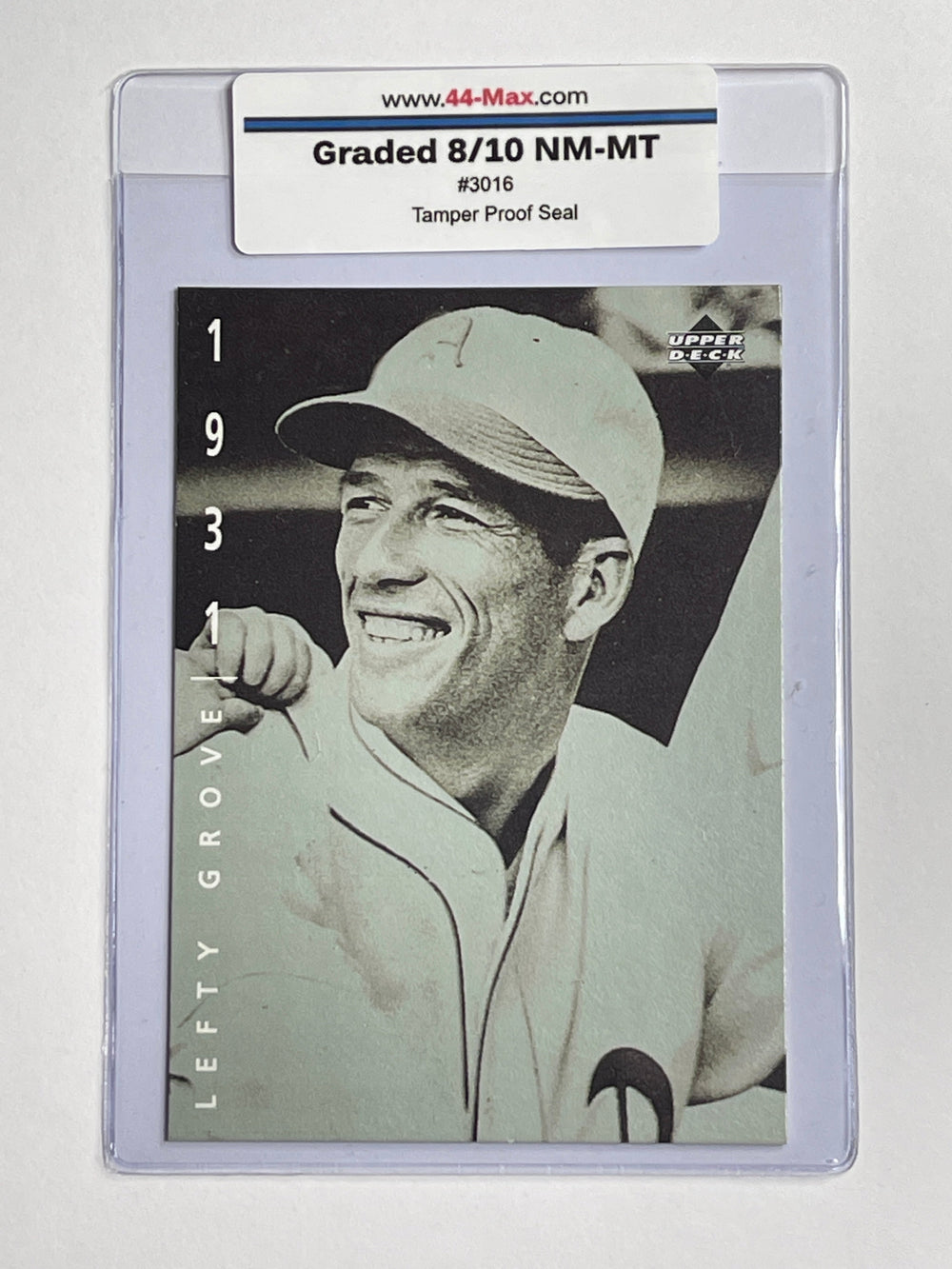 Lefty Grove 1994 UD Baseball Card. 44-Max 8/10 NM-MT #3016