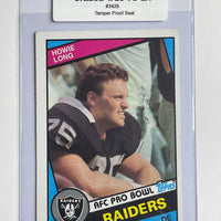 Howie Long 1984 Topps RC Football Card. 44-Max 4/10 VG-EX #3425