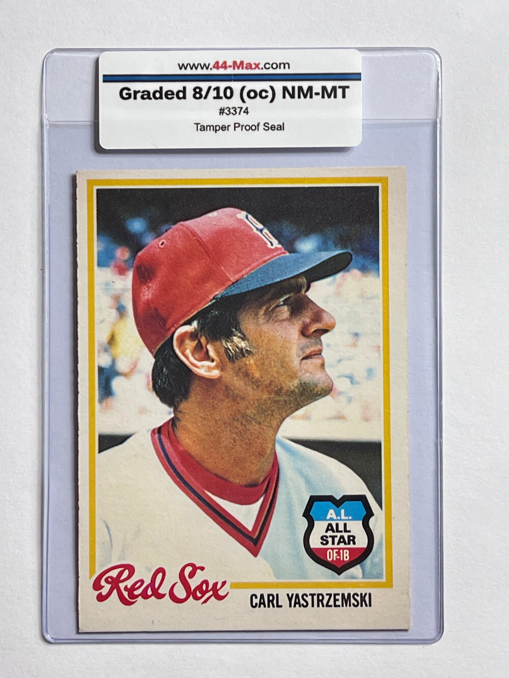 Carl Yastrzemski 1978 O-Pee-Chee Baseball Card. 44-Max 8/10 (oc) NM-MT #3374