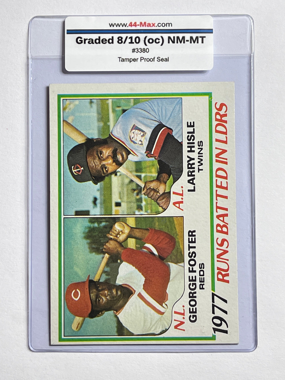 George Foster 1978 O-Pee-Chee Baseball Card. 44-Max 8/10 (oc) NM-MT #3380