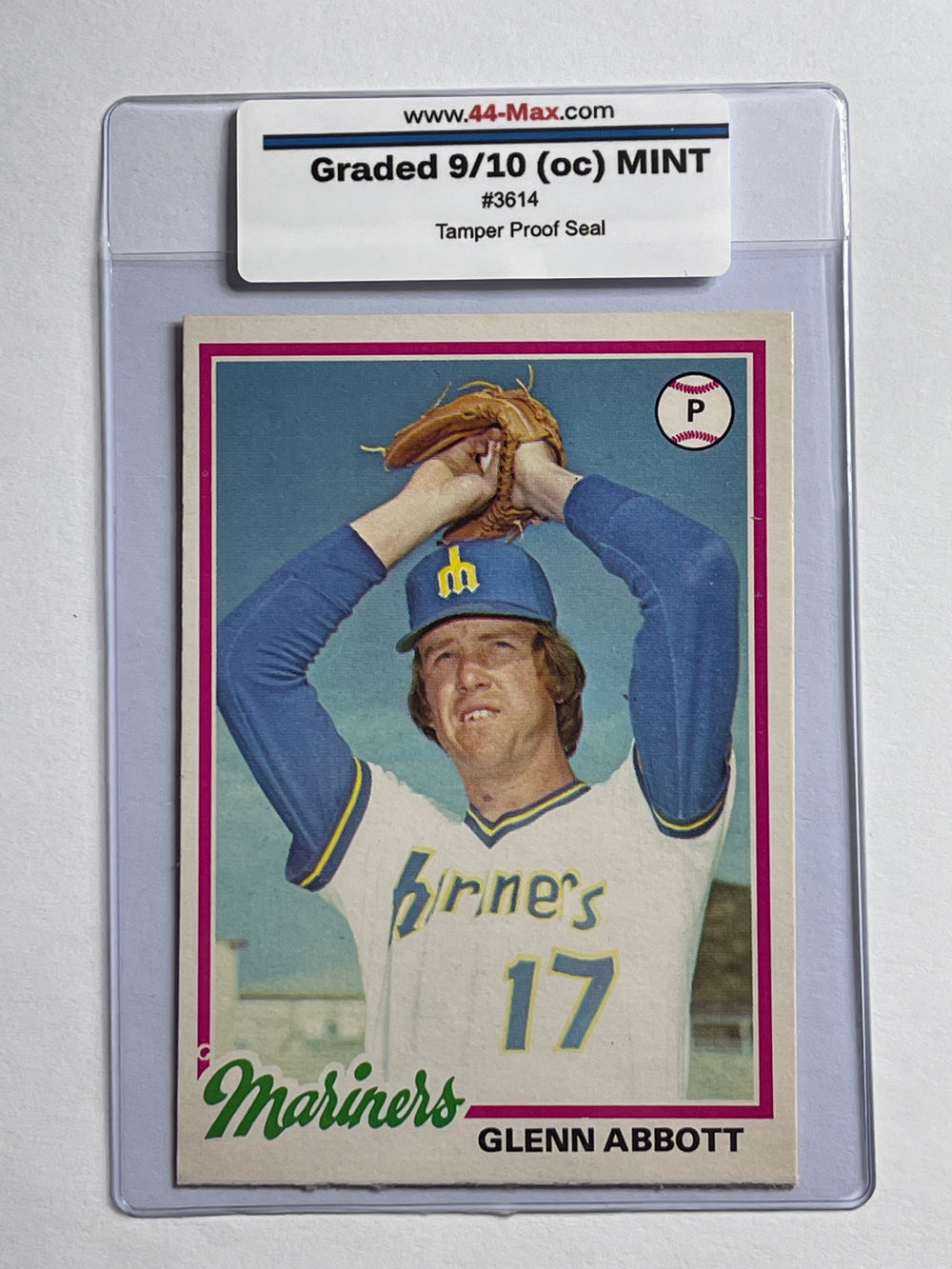 Glenn Abbott 1978 O-Pee-Chee Baseball Card. 44-Max 9/10 (oc) MINT #3614