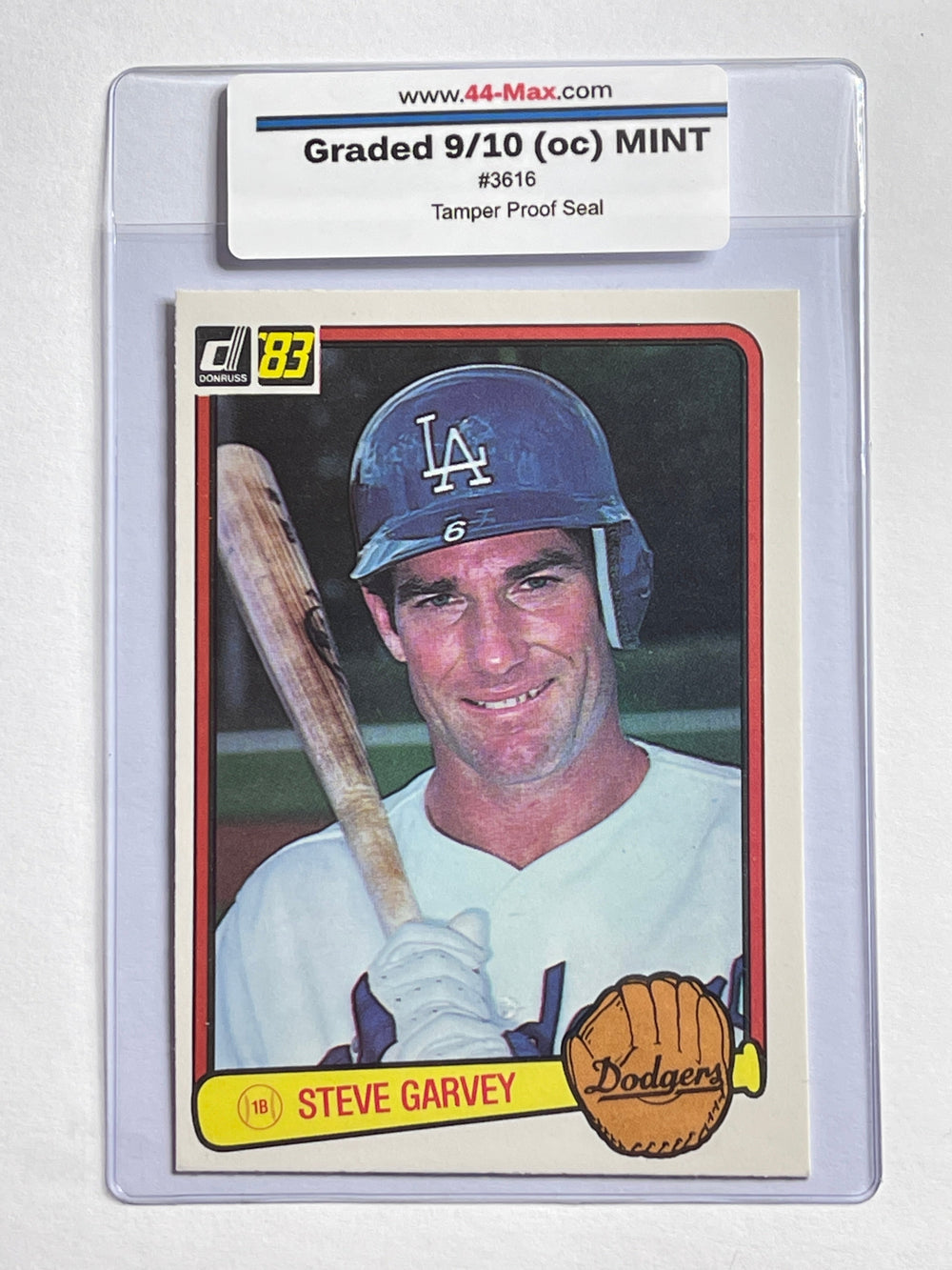 Steve Garvey 1983 Donruss Baseball Card. 44-Max 9/10 (oc) MINT #3616