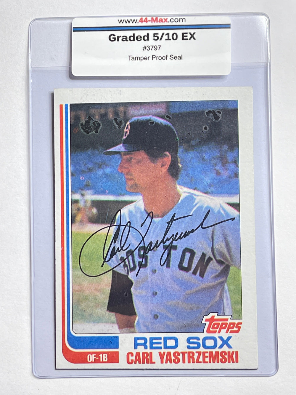 Carl Yastrzemski 1982 Topps Baseball Card. 44-Max 5/10 EX #3797