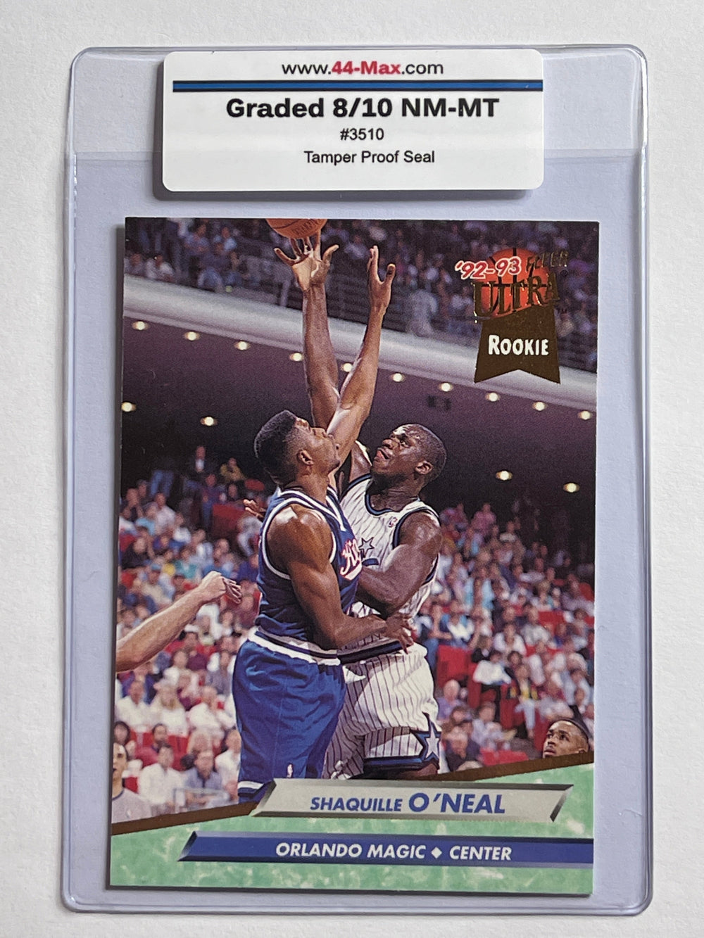 Shaquille O'Neal 1992/93 Ultra Basketball Card. 44-Max 8/10 NM-MT #3510
