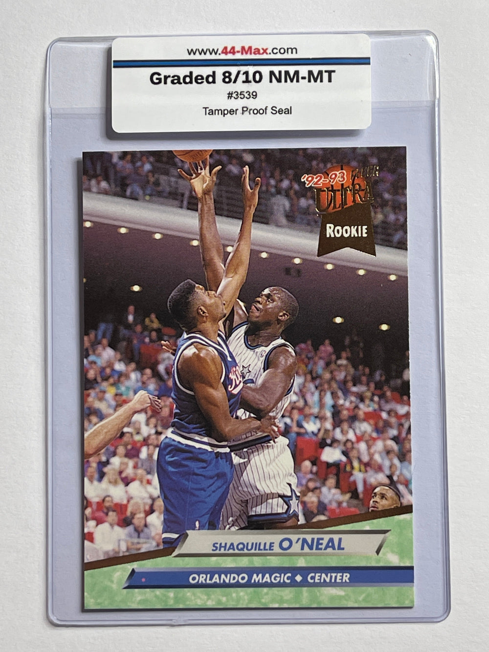 Shaquille O'Neal 1992/93 Ultra Basketball Card. 44-Max 8/10 NM-MT #3539