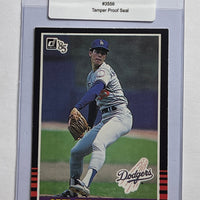 Orel Hershiser 1985 Donruss Baseball Card. 44-Max 7/10 NM #3556