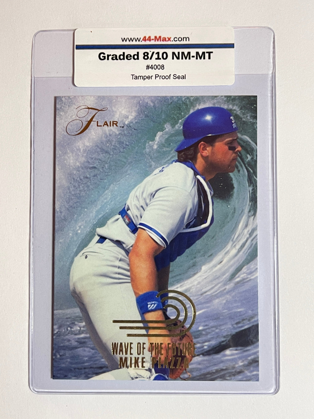 Mike Piazza WOTF 1993 Flair Baseball Card. 44-Max 8/10 NM-MT  #4008