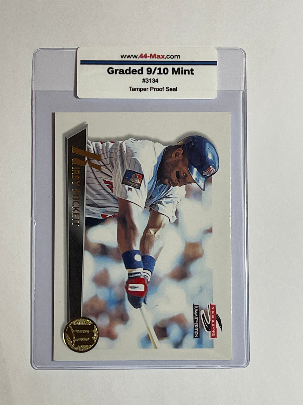 Kirby Puckett 1995 Score Summit Baseball Card. 44-Max 9/10 Mint  #3134