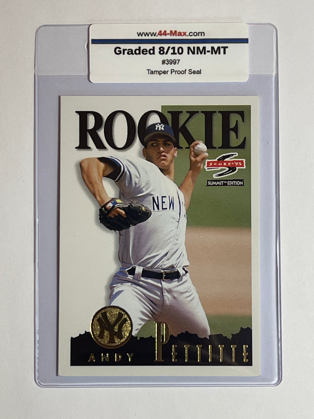 Andy Pettitte 1995 Score Summit Baseball Card. 44-Max 8/10 NM-MT  #3997