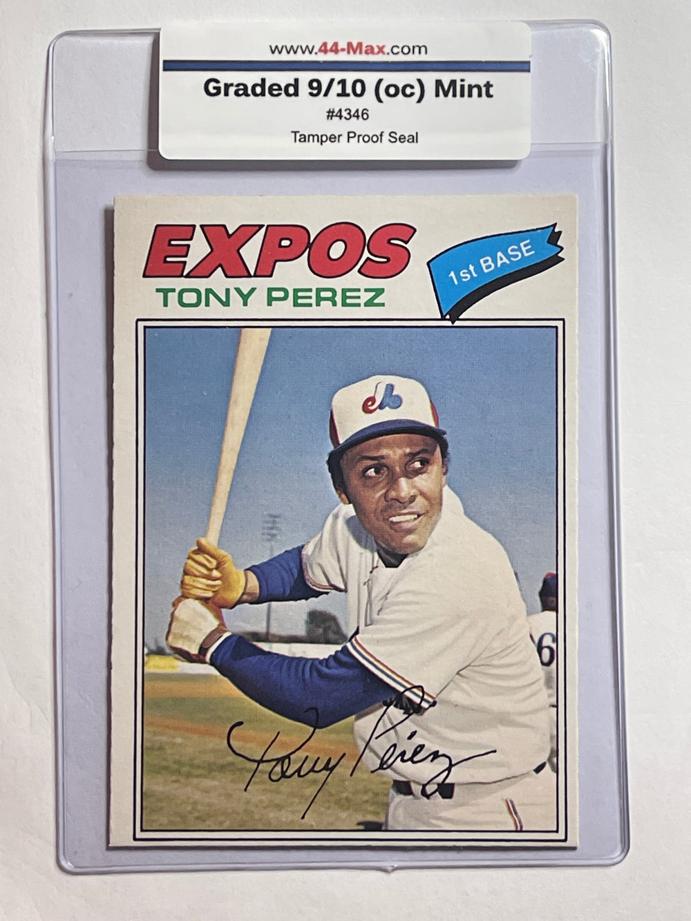 Tony Perez 1977 O-Pee-Chee Baseball Card. 44-Max 9/10 (oc) #4346