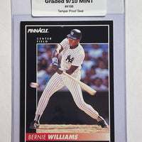 Bernie Williams 1992 Pinnacle Baseball Card. 44-Max 9/10 Mint #4196