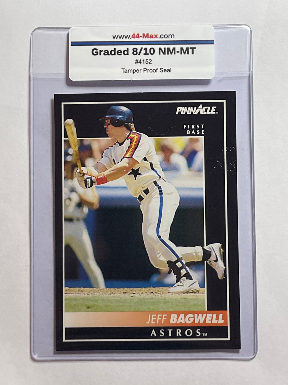 Jeff Bagwell 1992 Pinnacle Baseball Card. 44-Max 8/10 Mint #4152