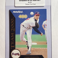 John Smoltz Team2000 1992 Pinnacle Baseball Card. 44-Max 8/10 NM-MT #4136