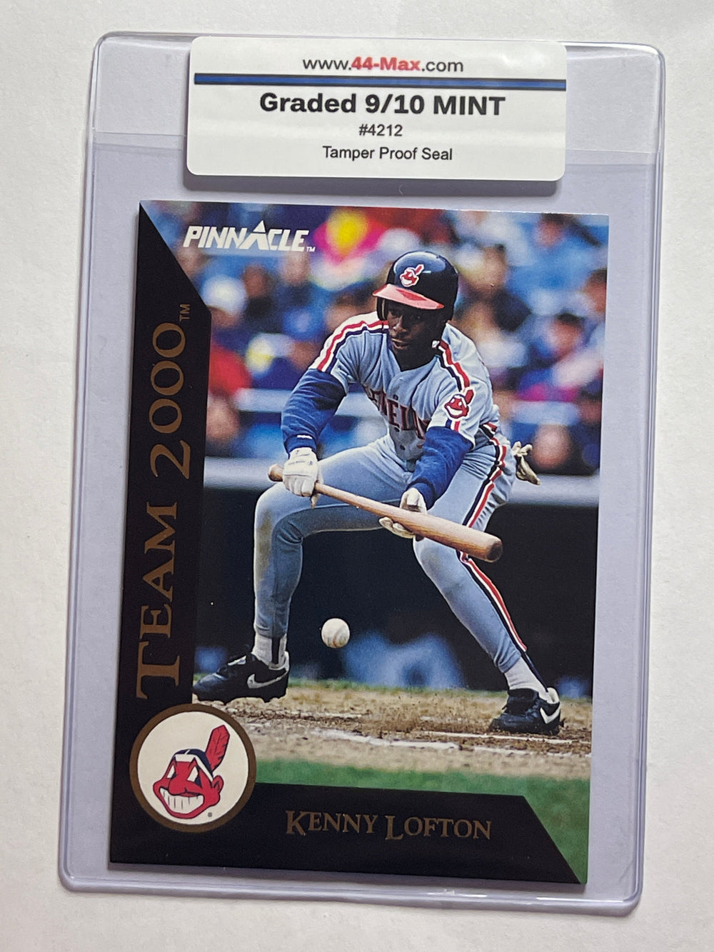 Kenny Lofton Team 2000 1992 Pinnacle Baseball Card. 44-Max 9/10 Mint #4212