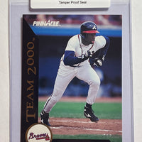 Deion Sanders Team 2000 1992 Pinnacle Baseball Card. 44-Max 9/10 Mint #4214