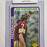 Joe Theismann 1978 Topps Football Card. 44-Max 8/10 (oc) NM-MT #3394