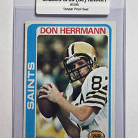 Don Herrmann 1978 Topps Football Card. 44-Max 8/10 (oc) NM-MT #3395