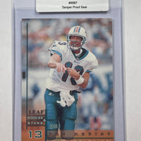 Dan Marino 1998 Leaf Football Card. 44-Max 8/10 NM-MT #4587