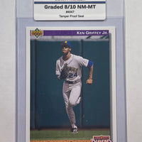 Ken Griffey Jr 1992 Upper Deck Baseball Card. 44-Max 8/10 NM-MT #4047