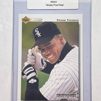 Frank Thomas 1992 Upper Deck Baseball Card. 44-Max 9/10 MINT #3243