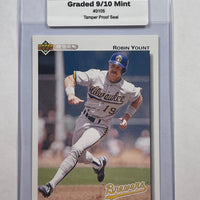 Robin Yount 1992 Upper Deck Baseball Card. 44-Max 9/10 MINT #3105