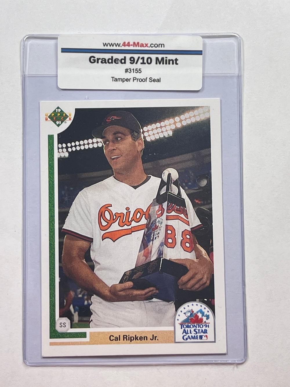 Cal Ripken Jr 1991 FE Upper Deck Baseball Card. 44-Max 9/10 MINT #3155