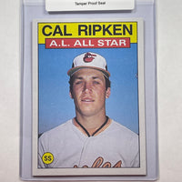 Cal Riken Jr 1986 Topps Baseball Card. 44-Max 8/10 NM-MT #3936