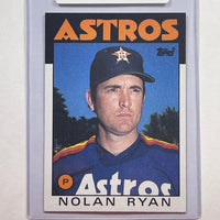 Nolan Ryan 1986 Topps Baseball Card. 44-Max 8/10 NM-MT #3952