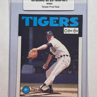 Jack Morris 1986 O-Pee-Chee Baseball Card. 44-Max 8/10 NM-MT #4084