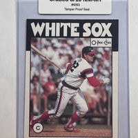 Carlton Fisk 1986 O-Pee-Chee Baseball Card. 44-Max 8/10 NM-MT #4093