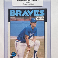 Dale Murphy 1986 O-Pee-Chee Baseball Card. 44-Max 8/10 NM-MT #4096