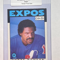 Andre Dawson 1986 O-Pee-Chee Baseball Card. 44-Max 7/10 NM #4287