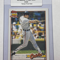 Cal Ripken Jr 1991 Topps Baseball Card. 44-Max 7/10 NM #4288
