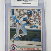 Lou Whitaker 1979 O-Pee-Chee Baseball Card. 44-Max 6/10 EX-MT #3641
