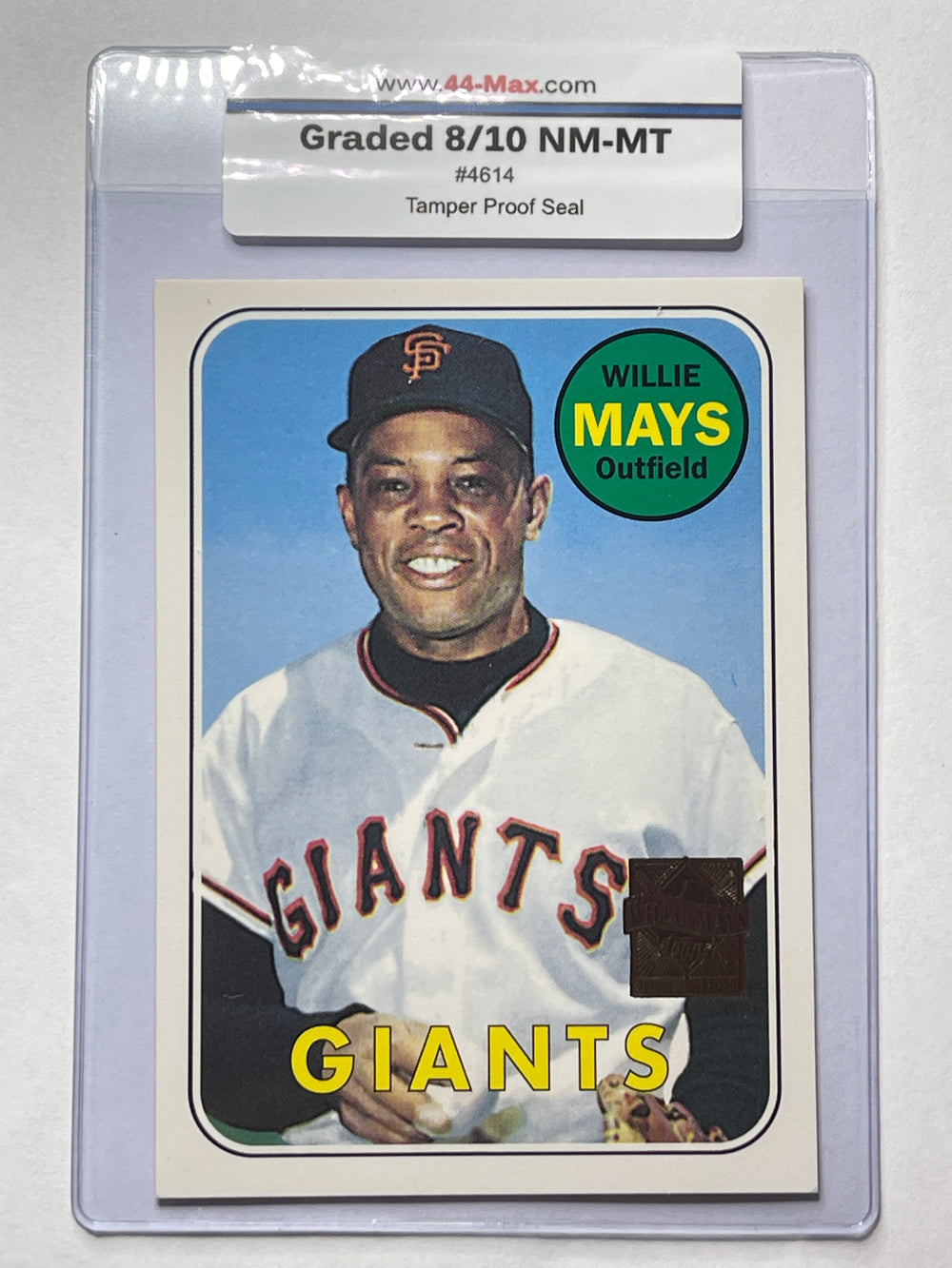 Willie Mays 1996 Topps Card. 44-Max 8/10 NM-MT #4614