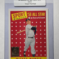 Mickey Mantle 1996 Topps Baseball Card. 44-Max 8/10 NM-MT #4619