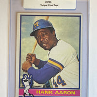 Hank Aaron 1976 Topps Baseball Card. 44-Max 5/10 EX #3753